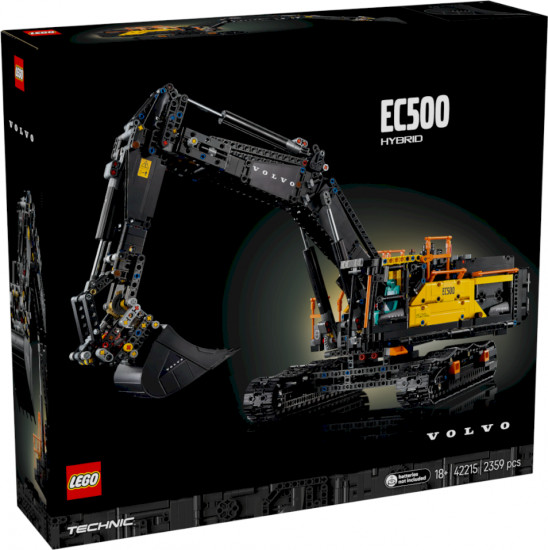 Конструктор LEGO® 42215 Экскаватор Volvo EC500 Hybrid