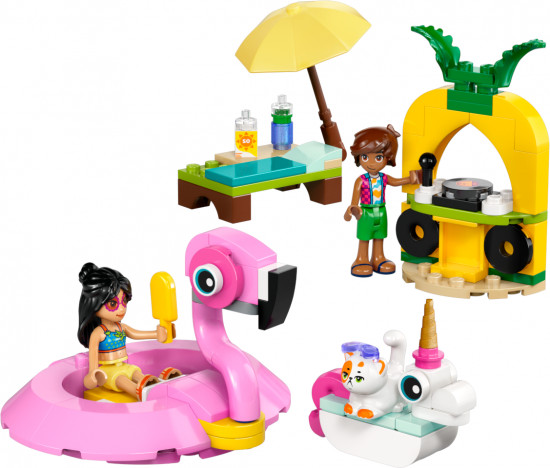 Конструктор LEGO® 42658 Веселье в бассейне с единорогом и фламинго