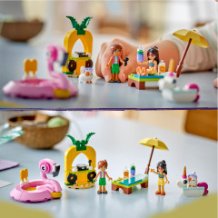 Конструктор Friends 42658 Веселье в бассейне с единорогом и фламинго. Unicorn & Flamingo Pool Party - Фото 4