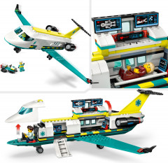 Конструктор City 60465 Самолет санитарной авиации. Emergency Air Ambulance Airplane - Фото 8