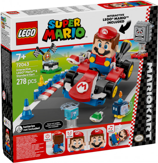 Конструктор LEGO® 72043 Интерактивный Марио и стандартный карт