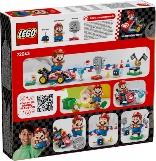 Конструктор LEGO® 72043 Интерактивный Марио и стандартный карт