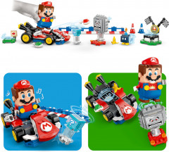 Конструктор Super Mario 72043 Интерактивный Марио и стандартный карт. Interactive Mario & Standard Kart - Фото 4