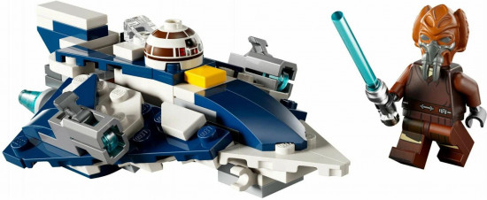 Конструктор LEGO® 75400 Звездные войны Микрофайтеры: звёздный истребитель джедая Пло Куна