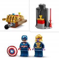 Конструктор Super Heroes 76319 Капитан Америка против Таноса. Captain America vs. Thanos - Фото 6