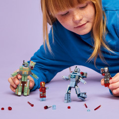 Конструктор Super Heroes 76320 Железный человек и Воитель против Хаммер-дронов. Iron Man & War Machine vs. Hammer Drones - Фото 8