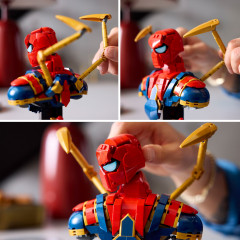 Конструктор Super Heroes 76326 Бюст железного Человека-паука. Iron Spider-Man Bust - Фото 5