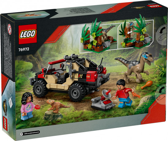 Конструктор LEGO® 76972 Побег от раптора в бездорожье
