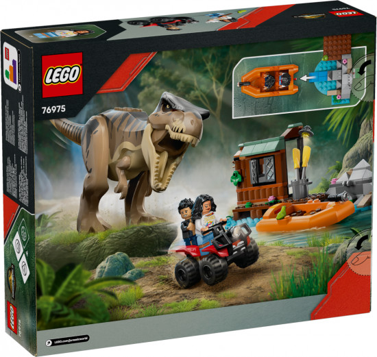 Конструктор LEGO® 76975 Побег по реке от тираннозавра