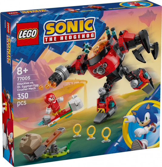 Конструктор LEGO® 77005 Наклз против Эгг-сокрушителя Доктора Эггмана