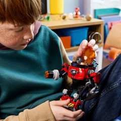 Конструктор Sonic 77005 Наклз против Эгг-сокрушителя Доктора Эггмана. Knuckles vs. Dr. Eggman Egg Crusher Mech - Фото 9