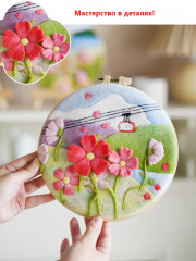 Набор для валяния «Маки» - Фото 1