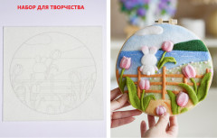 Набор для валяния «Тюльпаны» - Фото 1