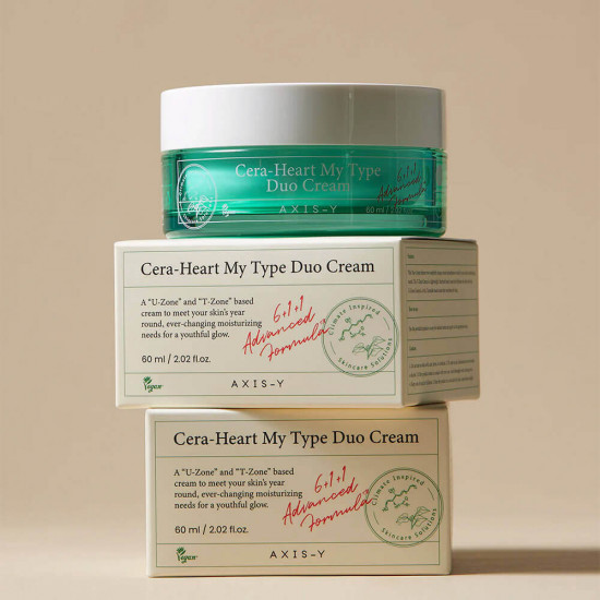 Двойной крем для комбинированной кожи лица «Cera-Heart My Type Duo Cream»