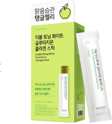 Коллагеновые стики с глутатионом «Double Toning White Glutathione Collagen Stick»