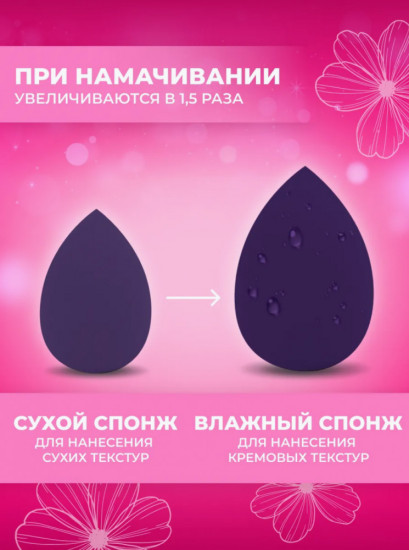 Набор спонжей для макияжа