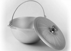 Котел походный с крышкой - Фото 2