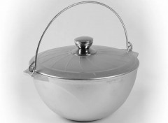 Котел походный с крышкой - Фото 3