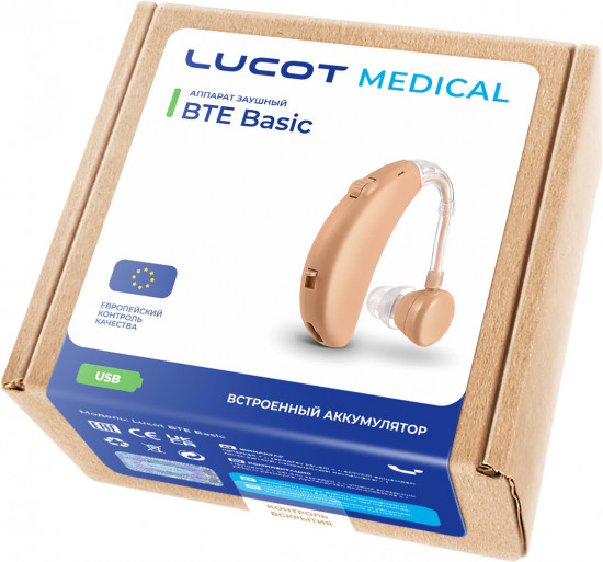 Cлуховой аппарат заушный BTE Basic