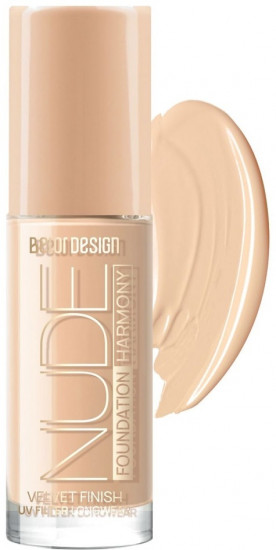 Тональный крем для лица «Nude Harmony», оттенок 201 Light beige