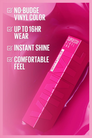 Помада для губ «Super stay Vinyl Ink», тон 150 Striking