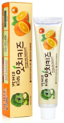 Детская зубная паста со вкусом апельсина «Orange Kids Toothpaste»
