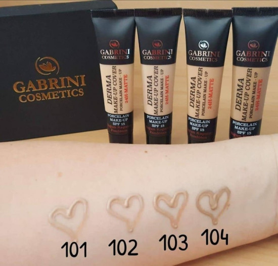 Крем для лица тональный «Derma 24h Matte» SPF15, оттенок 104