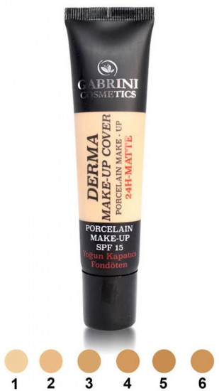 Крем для лица тональный «Derma 24h Matte» SPF15, оттенок 104