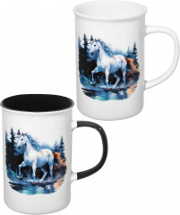 Набор кружек «Лошадь в осеннем лесу» - Фото 3