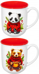 Набор кружек «Панда и мишка» - Фото 4