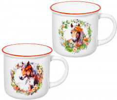 Набор кружек «Лошадь в цветах» - Фото 3