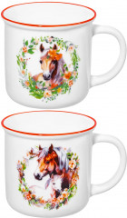 Набор кружек «Лошадь в цветах» - Фото 4