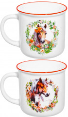 Набор кружек «Лошадь в цветах» - Фото 5