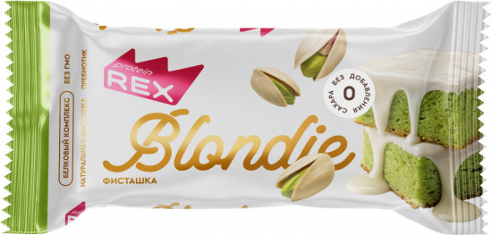 Пирожное протеиновое со вкусом фисташки «Blondie»