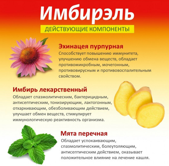 Порошок для приготовления напитка «Имбирэль»