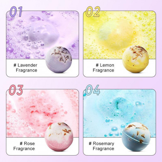 Бомбочка для ванны с солью и ароматом розмарина «Explosion Bath Salt Fan Diexiang»