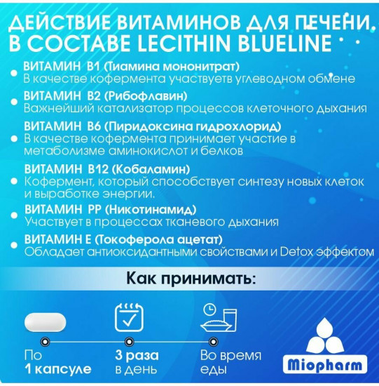 Капсулы «Lecithin. Комплекс лецитина, силимарина и витаминов группы В»