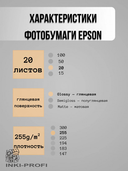 Фотобумага самоклеющаяся глянцевая
