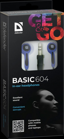 Наушники-вставки Defender Basic 604