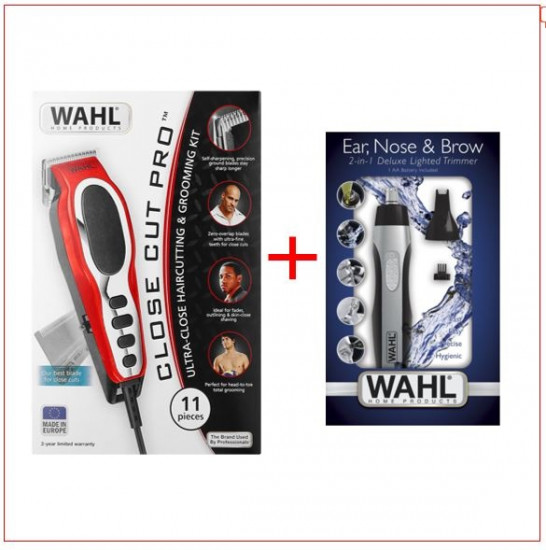 Набор для стрижки Wahl «Close Cut Pro + Nose trimmer»