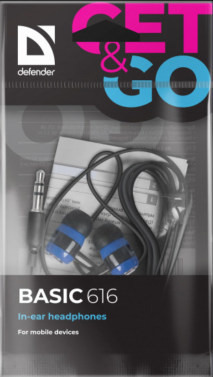Наушники-вставки Defender Basic 616