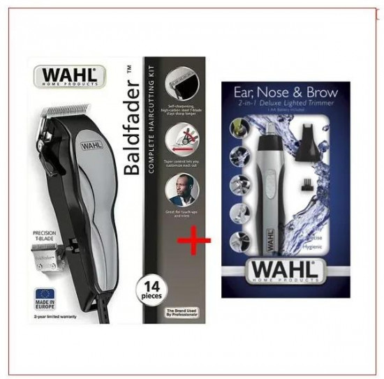 Набор для стрижки Wahl «Wahl Baldfader + Nose trimmer»