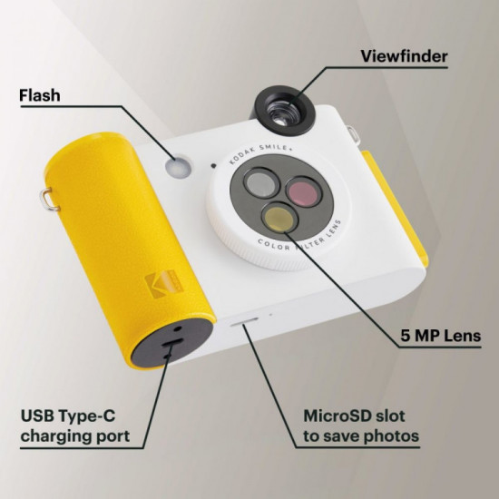 Фотоаппарат моментальной печати Kodak Smile+