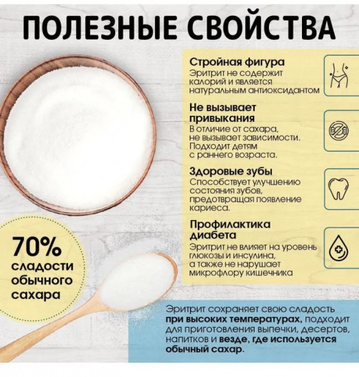 Подсластитель столовый «Эритрит»