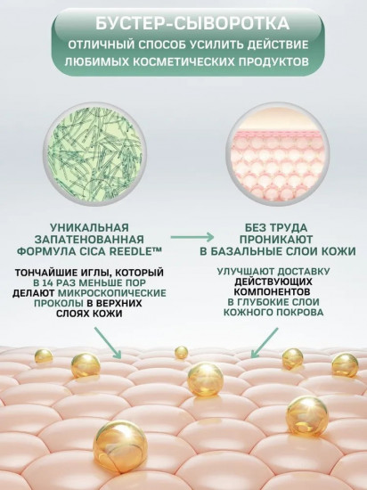 Сыворотка для лица с микроиглами, с ретинолом и бакучиолом антивозрастная «Reti-A Reedle Shot»