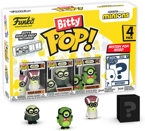 Набор фигурок «Bride Kevin, Frankenbob, Creature Mel, Mystery»