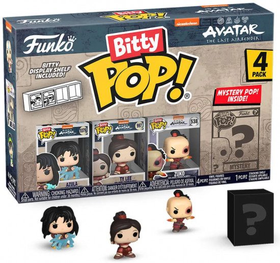 Набор фигурок Avatar The Last Airbender «Azula+Ty Lee+Zuko+Mystery (1 of 4)»