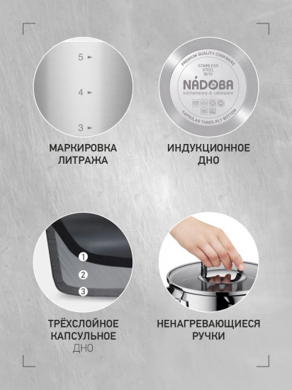 Кастрюля с крышкой