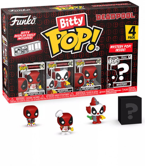 Набор фигурок Deadpool Backyard «Griller+Clown+Bedtime+Mystery (1 of 4)»