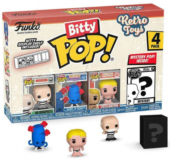 Набор фигурок «Mr. Monopoly, Barrel, Stretch Armstrong, Mystery»